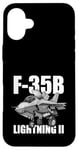 Coque pour iPhone 16 Plus F-35B Dessin animé amusant avions de chasse militaire