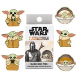 Loungefly - Disney - Star Wars - The Mandalorian - Grogu (The Child, Baby Yoda) - Blind Enamel Pin Purchase - The Mandalorian Pin en Émail - Broche Fantaisie Mignonne à Collectionner et Sacs