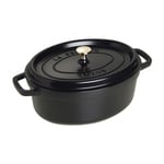 Staub La Cocotte Pata Ovaali 29 cm, Valurauta Musta 40509-315-0