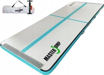 Master Airtrack Oppblåsbar Gymnastikkmatte Master S-Pro 400 X 150 X 10 Cm Grey-Teal