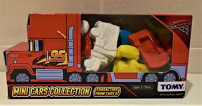 BOX OF 19 DISNEY CARS 3 PLASTIC MINI FILM CHARACTERS By TOMY McQUEEN DOC HUDSON