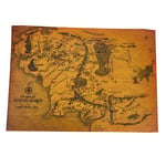 The Rings Middle Earth Map Retro Kraft Papper Poster Dekoration 36*51.5cm