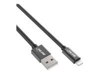 InLine - Câble Lightning - USB prise pour Lightning prise - 1 m - noir