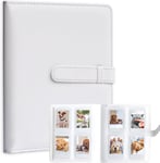 Album Photo 256 Pochettes Pour Appareil Photo Instantané Instax Mini Liplay 11 12 26 25 9 8+ 8 7S, Porte-Cartes Photo Pour Imprimante À Appareil Photo Instantané Polaroid (Blanc)