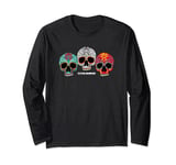 Fear The Walking Dead Three Skull Long Sleeve T-Shirt