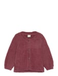 Lindex Cardigan Knitted Burgundy