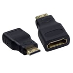 Hobby Tech ® - Adaptateur HDMI femelle vers mini HDMI mâle type C