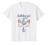 Youth I am already 6 years unicorn birthday girl T-Shirt