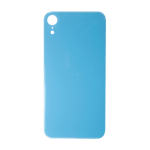 Glass Back For iPhone XR Plain in Blue