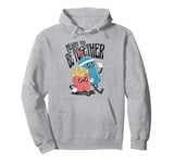 Meant to Be Together Cute Retro Kawaii Cartoon Food Couple Pullover Hoodie