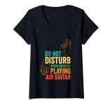 Womens Air Guitar Outfit for Air Guitar V-Neck T-Shirt