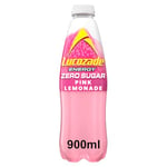 Lucozade Energy Zero Sugar Drink Pink Lemonade 900ml