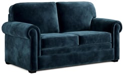 Jay-Be Heritage Velvet 2 Seater Sofa Bed - Ink Blue