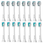 16 Pack Brush Heads Compatible with Philips Sonicare Electric Toothbrush, 8pcs Precision Clean and 8pcs Whitening Clean Brush Heads