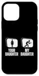 Coque pour iPhone 12 mini Ping Pong Your Daughter My Daughter Proud Dad Mom
