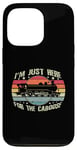 Coque pour iPhone 13 Pro Rétro Wagon Train Lover Model Train Conducteur Drôle