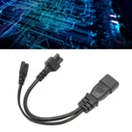 New IEC320 C14 Male To C5 C7 Female Power Cord 1 In 2 Out 10A 250V Waterproof Po