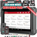 LAUNCH X431 IMMO Plus OBD2 Appareil de diagnostic pour voiture, avec codage ECU, programmation complète des clés, avec 39 + service de réinitialisation, ABS, huile, EPB, DPF, BMS, SAS, etc