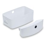 Hauck Boîtes de rangement pour chaise haute Alpha+ BLANC