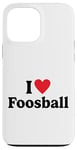 Coque pour iPhone 13 Pro Max J'adore le baby-foot