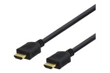 DELTACO HDMI-1070D - HDMI-kabel med Ethernet - 10 m