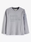 Ted Baker Kids' Cotton Logo T-Shirt, Grey