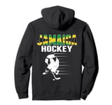 Jamaica Ice Hockey Lovers Jersey - Jamaican Hockey Team Fans Pullover Hoodie