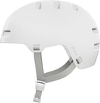 Casque de vélo ABUS INDY - Casque Dirt pour la saleté, le patin, la pente et le VTT - avec absorption optimisée des chocs - pour adolescents et adultes - taille S, blanc