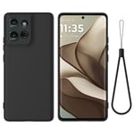 Motorola Moto G75 5G Skal med Handgrepp - Svart