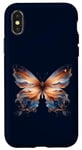 Coque pour iPhone X/XS Papillon magique Papillons mystiques Galaxy Star