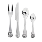 Cutlery Set Kids Children Stainless Steel Bear Spoon Fork Knife Tableware Viners