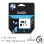 Envy Photo 6200 Black Ink Cartridge - HP 303 Original Ink Cartridge