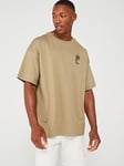 Converse Mens Festival Line Scape Tee - Khaki, Khaki, Size Xl, Men