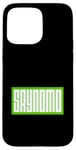 Coque pour iPhone 15 Pro Max Vert SAYNOMO (Say No More) Green Graphic