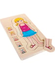 Small Foot - Wooden Body Puzzle Girl 29st. Puu