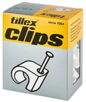 Tillex Clips 22-26m (2,0x55mm spik) Vit (50-pak)