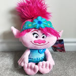 DreamWorks Posh Paws Trolls Princess Poppy Soft Plush Toy 17'' Pink Kids BNWT