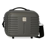 Roll Road India Adaptable Beauty Case Grey 29x21x15 cms ABS