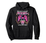 8th Birthday Gaming Gift Girl Age 8 Year Old Gamer Girls Pullover Hoodie