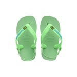 Havaianas 4140577 Baby Brasil Logo II, Sandales Mixte Bébé, Green Garden, 21