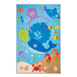 Flair Rugs Childrens/Kids Under The Sea Bedroom Rug