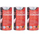 Bond-IT Cement Dye Powder Cement Colour Brick Red 1kg x 3