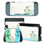 Peau D'autocollant Animal Crossing, Pour Nintendo Switch Ns Console Dock, Chargeur, Support, Support Joycon Contrôleur Peau (5516)