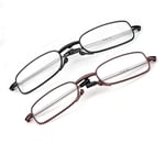 Reading Glasses Presbyopia Eyeglasses Includes Glasses Case Telescopic Legs