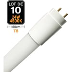 10 Tubes Neon led 25W 150cm T8 Blanc Neutre 4500k Gamme Pro - Blanc neutre 4500K