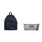 EASTPAK PADDED PAK'R Sac à Dos, 27 L - Ultra Marine (Bleu) & BENCHMARK Single Trousse, 27 L - Sunday Grey (Gris)