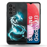 Cokitec Case for Samsung Galaxy A13 / A04S Fantasy Dragon Blue