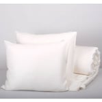 Varnamo of Sweden Kungsholmen Påslakanset Bambu Satin Offwhite 150x210