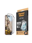 PanzerGlass MATRIX Screen Protector with D3O iPhone 15 | Ultra-Wide Fit w. AlignerKit