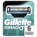 Gillette Mach3 Lames de Rasoir pour Hommes, 6er Paquet) Original